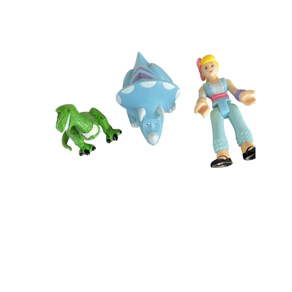 Disney Pixar Toy Story Figure Lot‎ Rex Trixie Bo Peep Action Figures 3pc